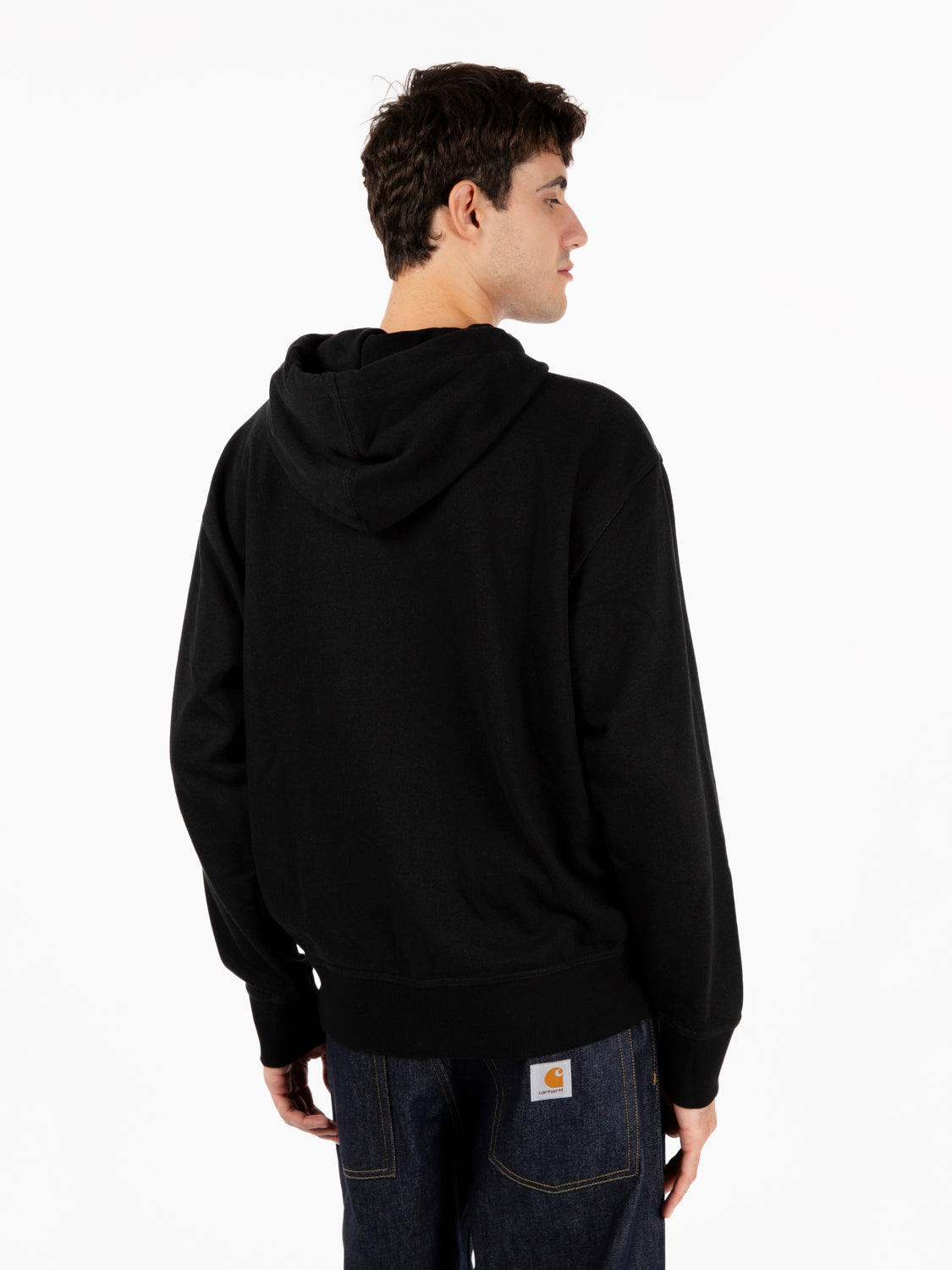 Clancy heavyweight hoodie black