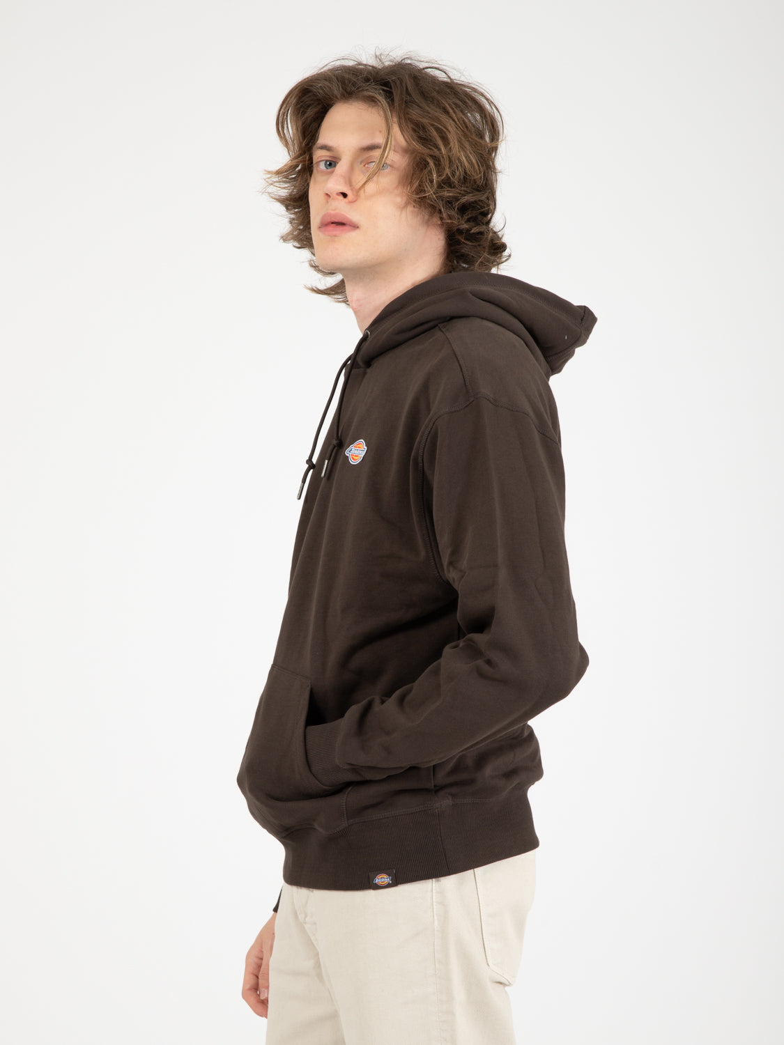 Felpa Millersburg hoodie dark brown
