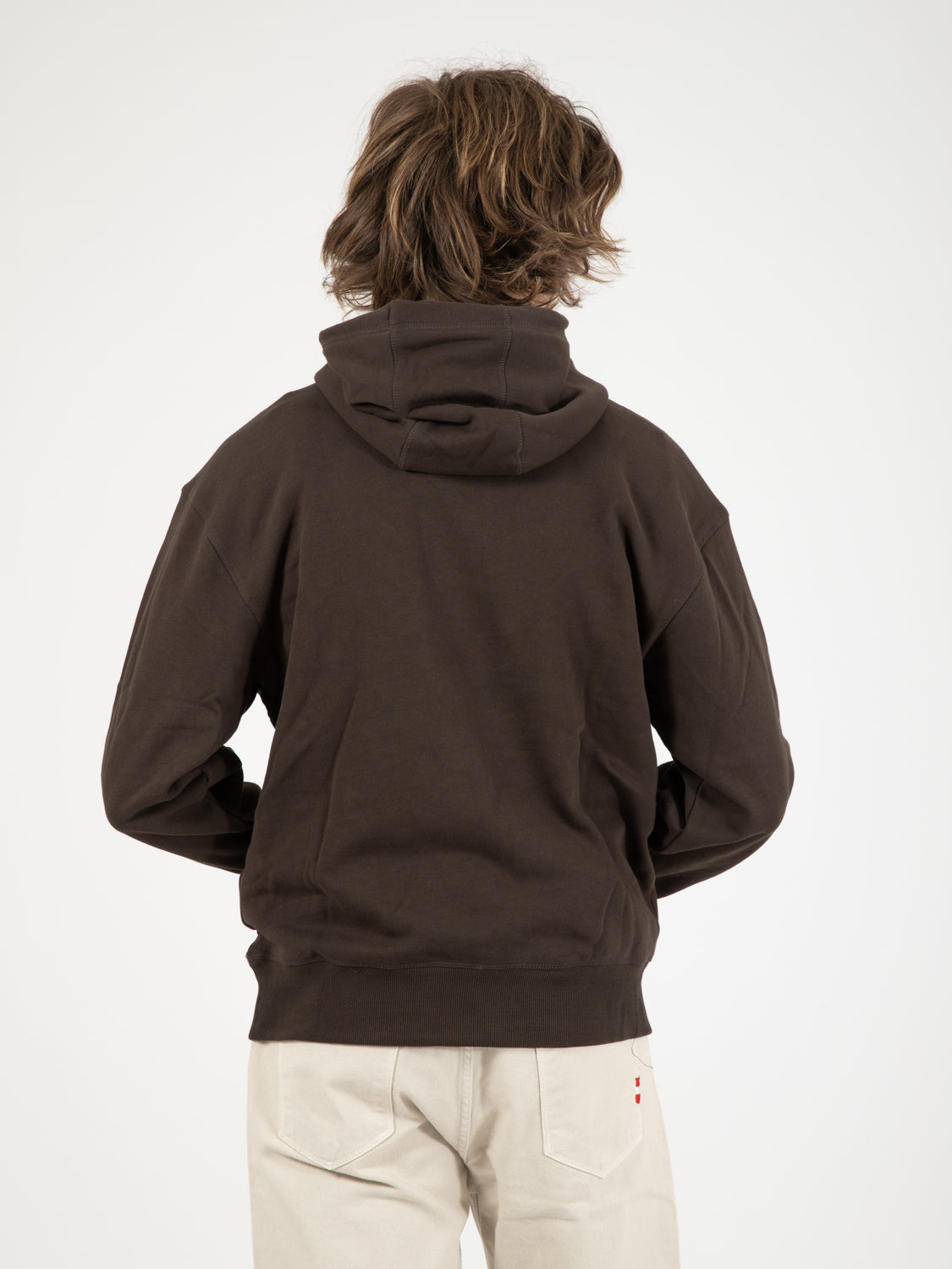 Felpa Millersburg hoodie dark brown