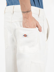 DICKIES - Madison baggy fit denim white