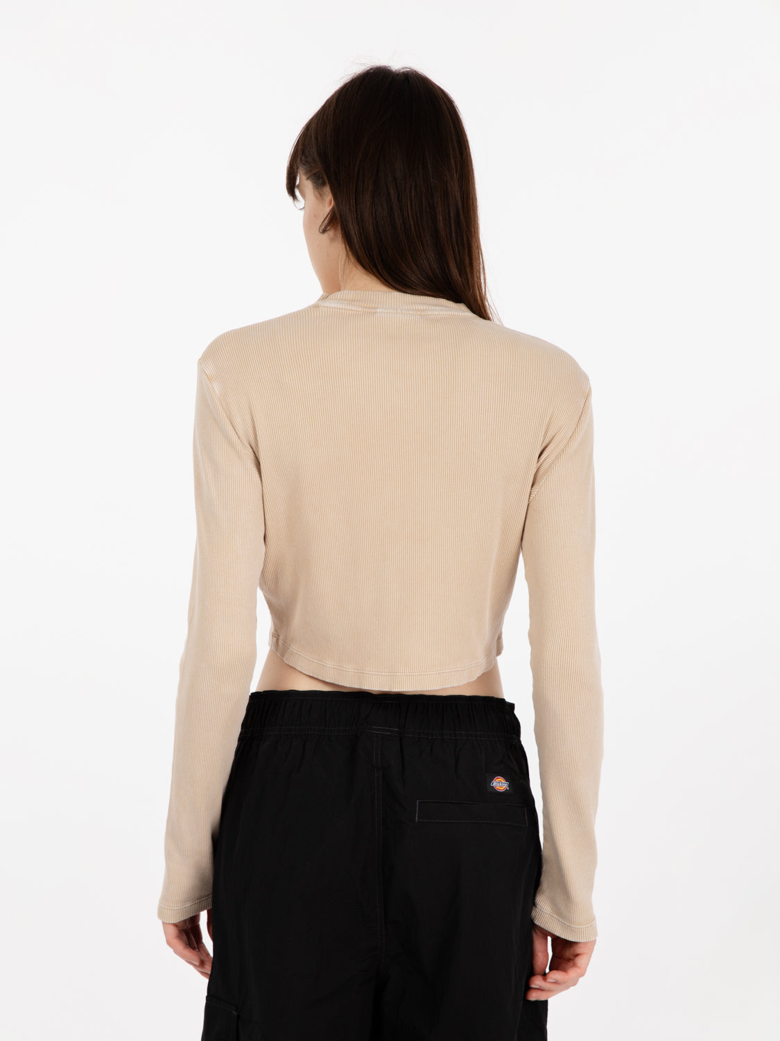 Newington t-shirt maniche lunghe beige