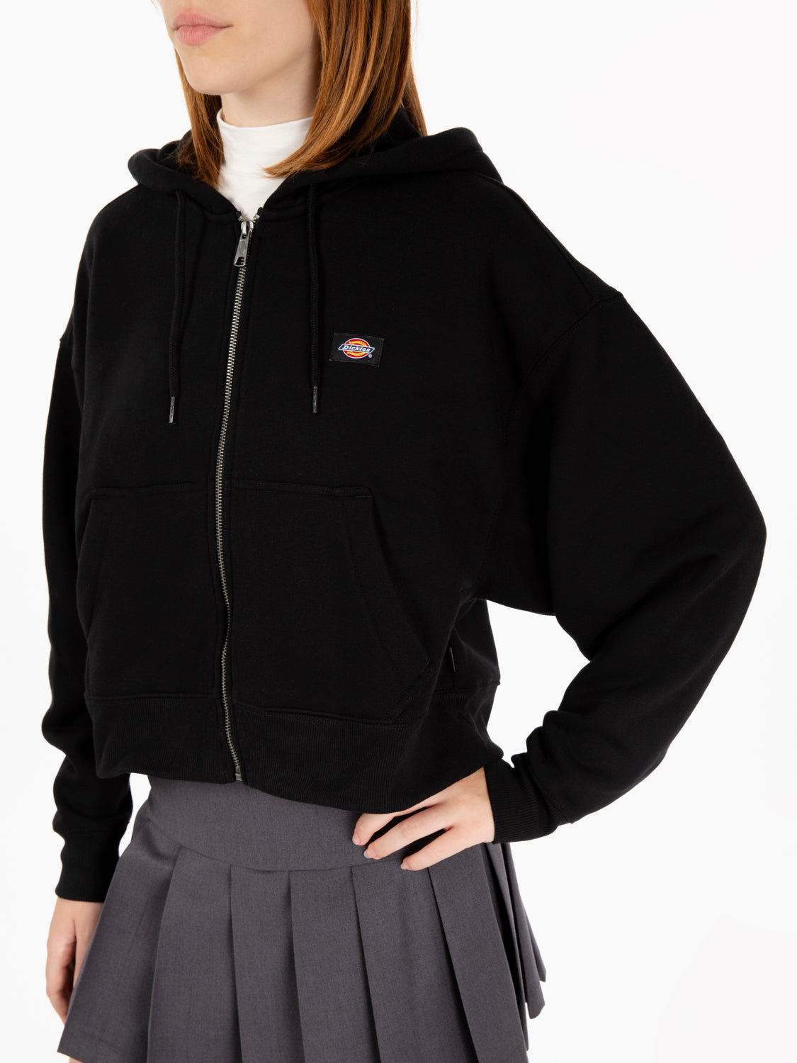 Oakport Zip Hoodie Black