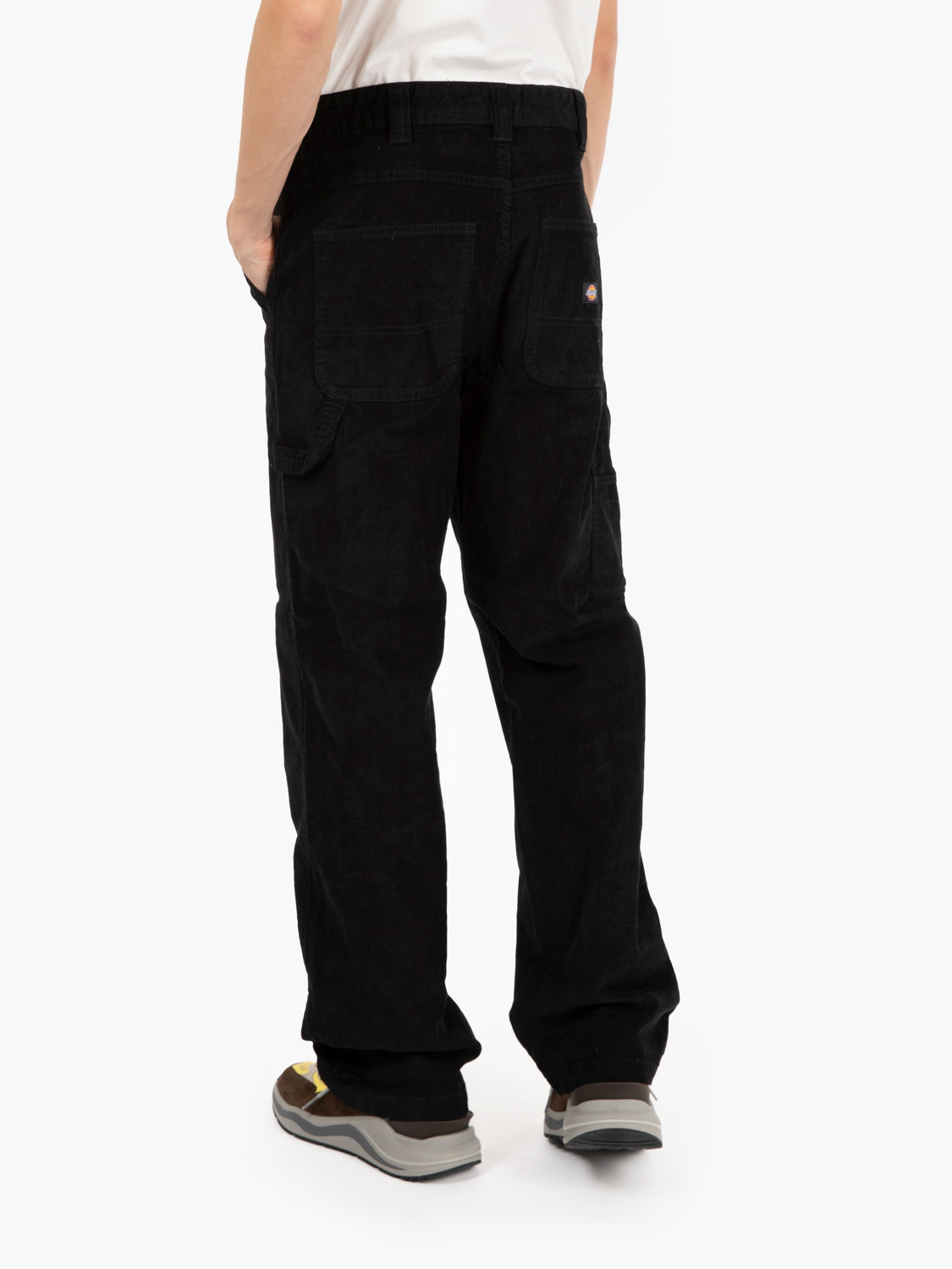 Carpenter corduroy black trousers