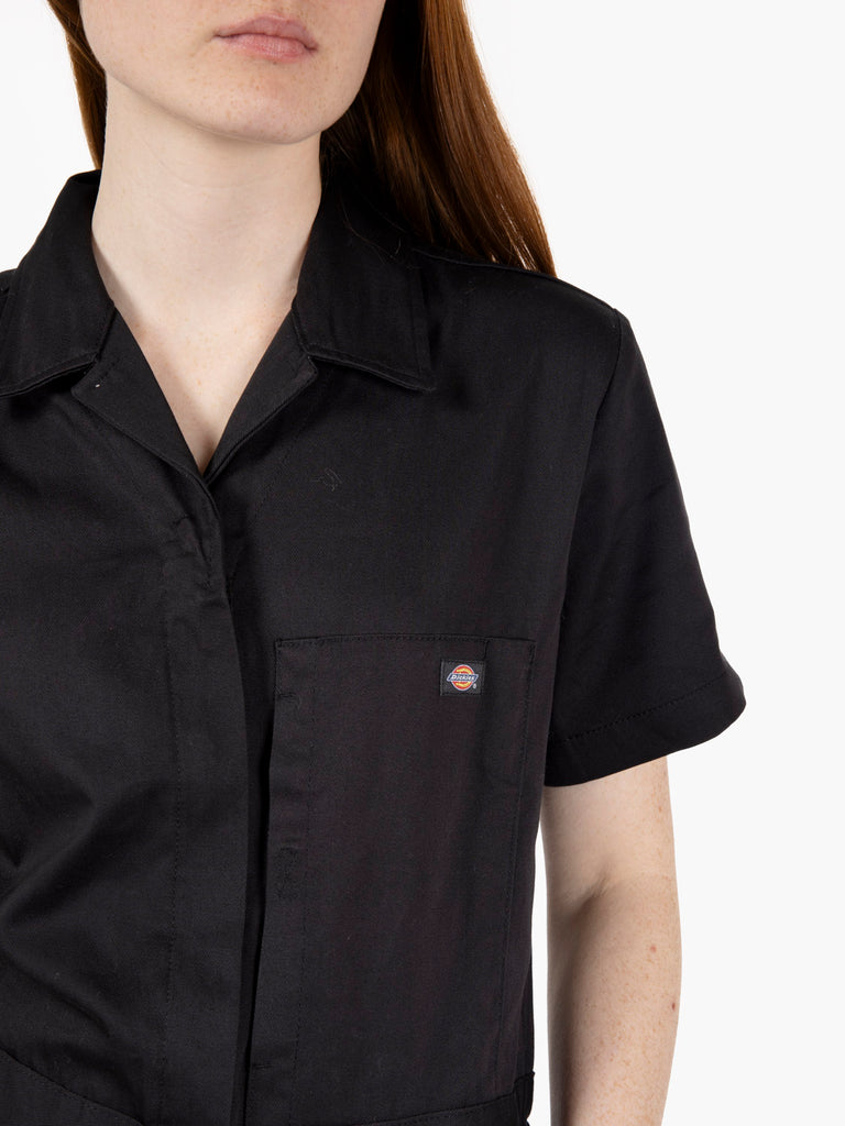 DICKIES - Short sleeve coverall black