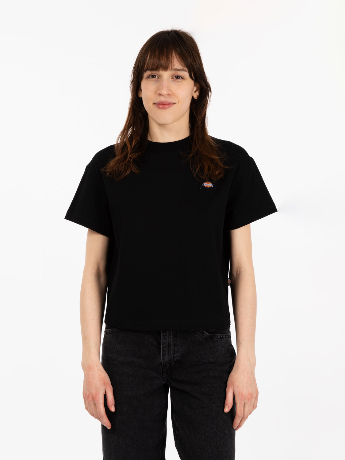Oakport Boxy ss tee black