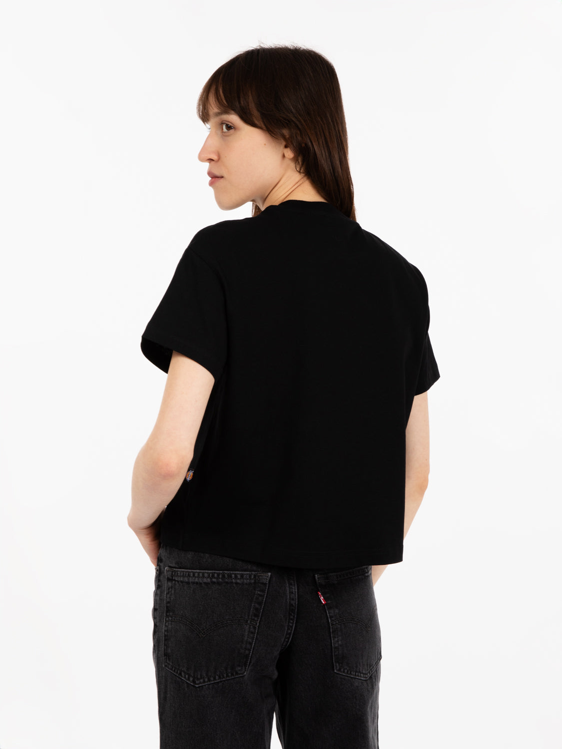 Oakport Boxy ss tee black