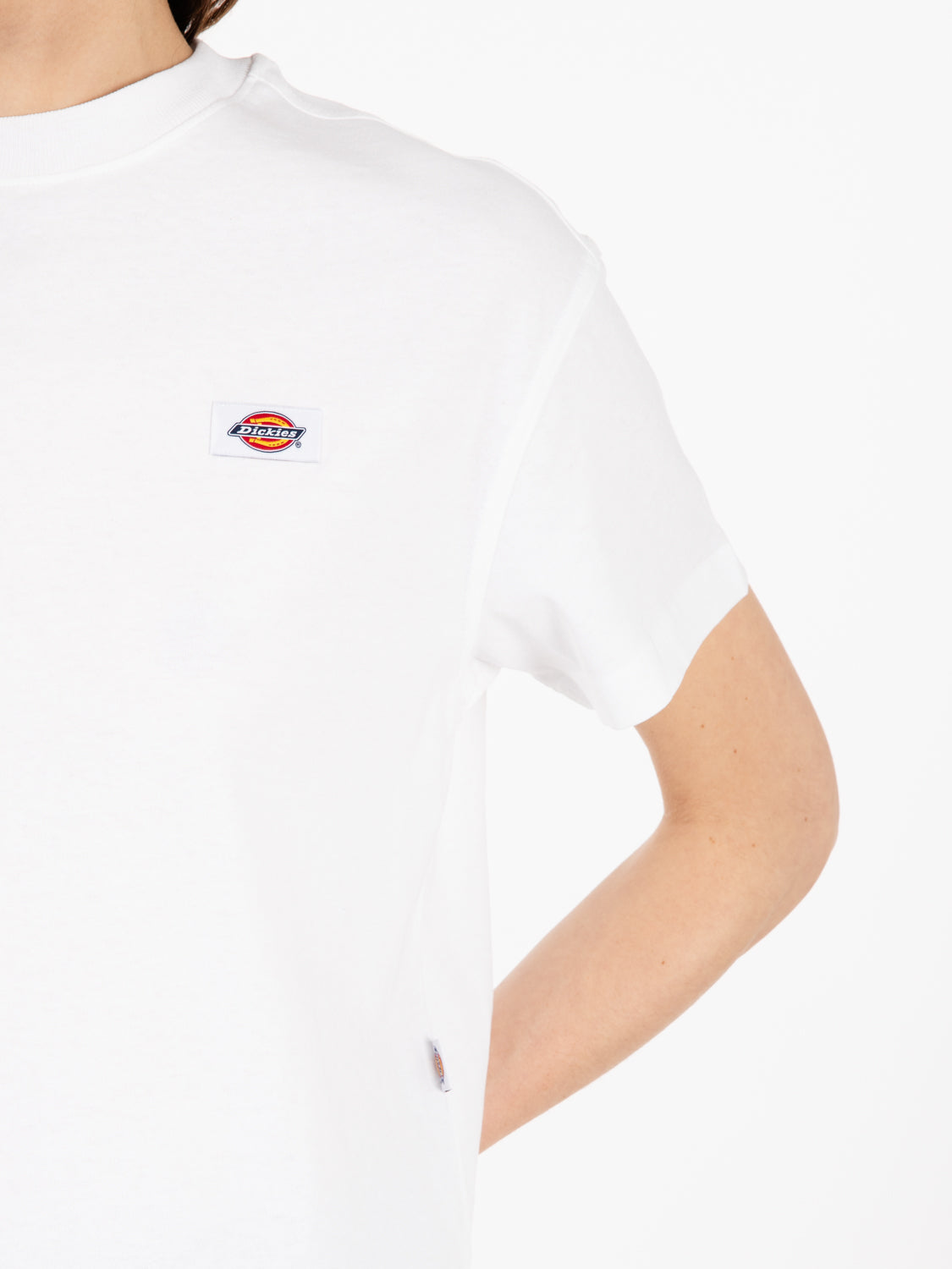 Oakport boxy ss tee white