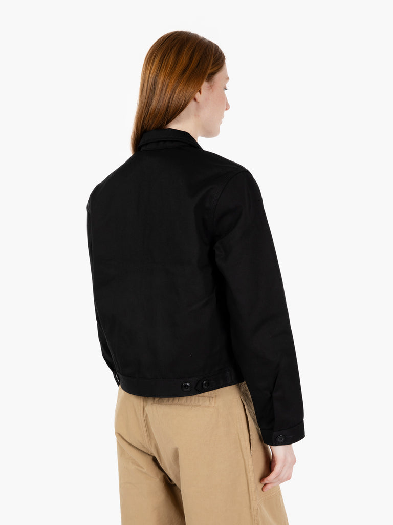 DICKIES - Unlined cropped Eisenhower jacket black