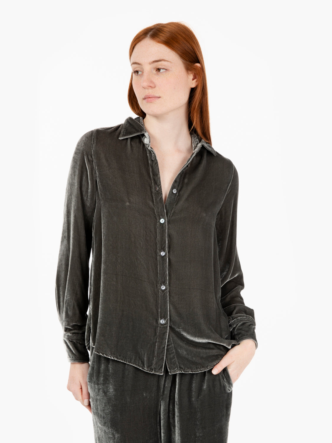 Camicia Cabalia verde grigio