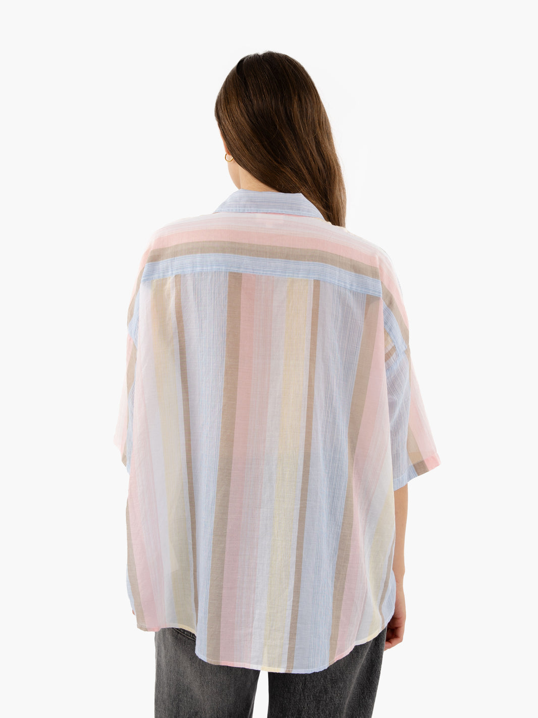 Camicia Clara manica corta multicolor