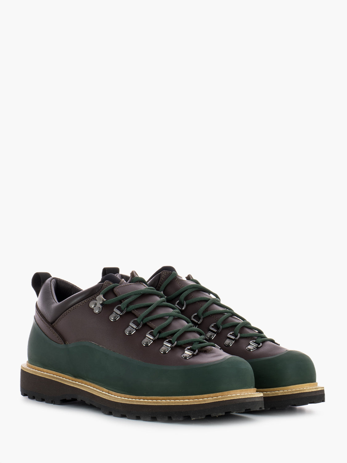 Roccia Basso mogano / green rubber
