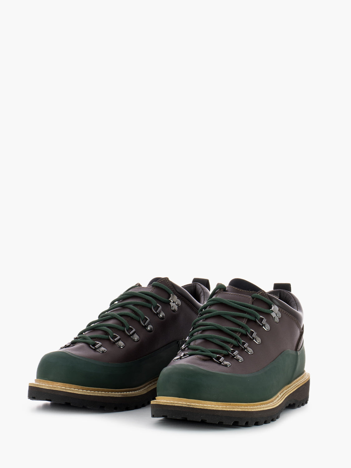 Roccia Basso mogano / green rubber