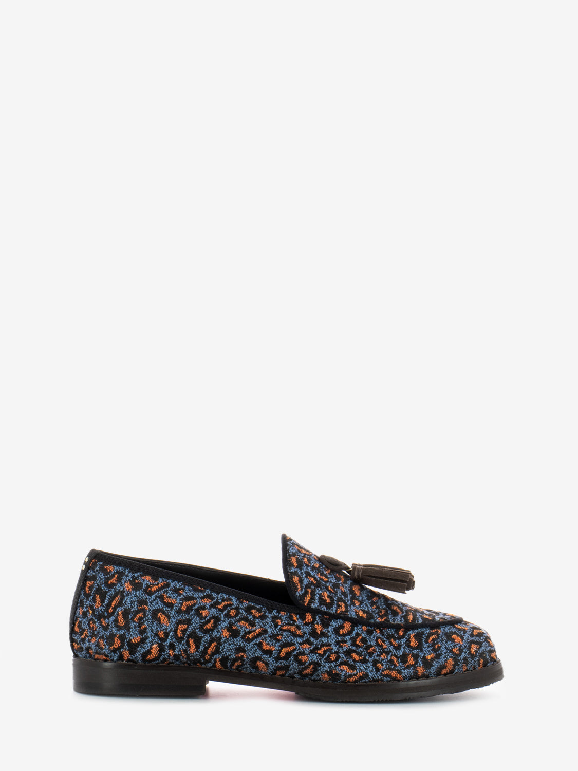 Arcilia moccasins light blue / orange
