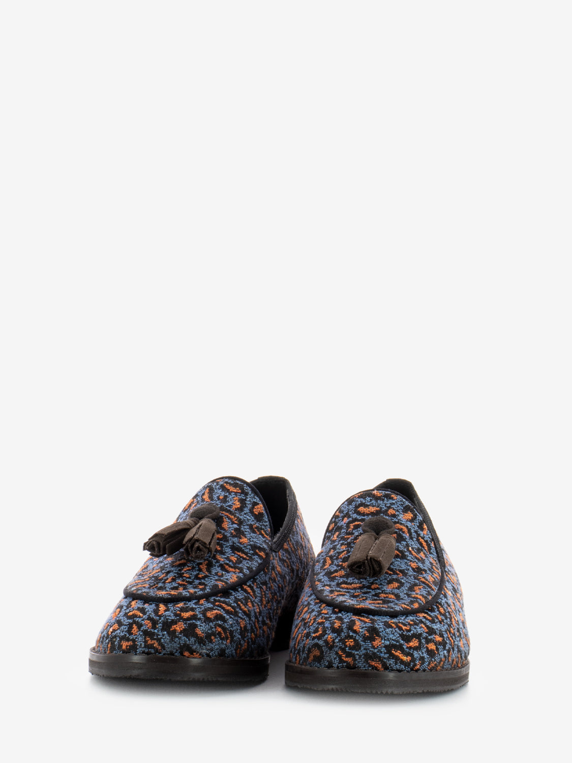 Arcilia moccasins light blue / orange
