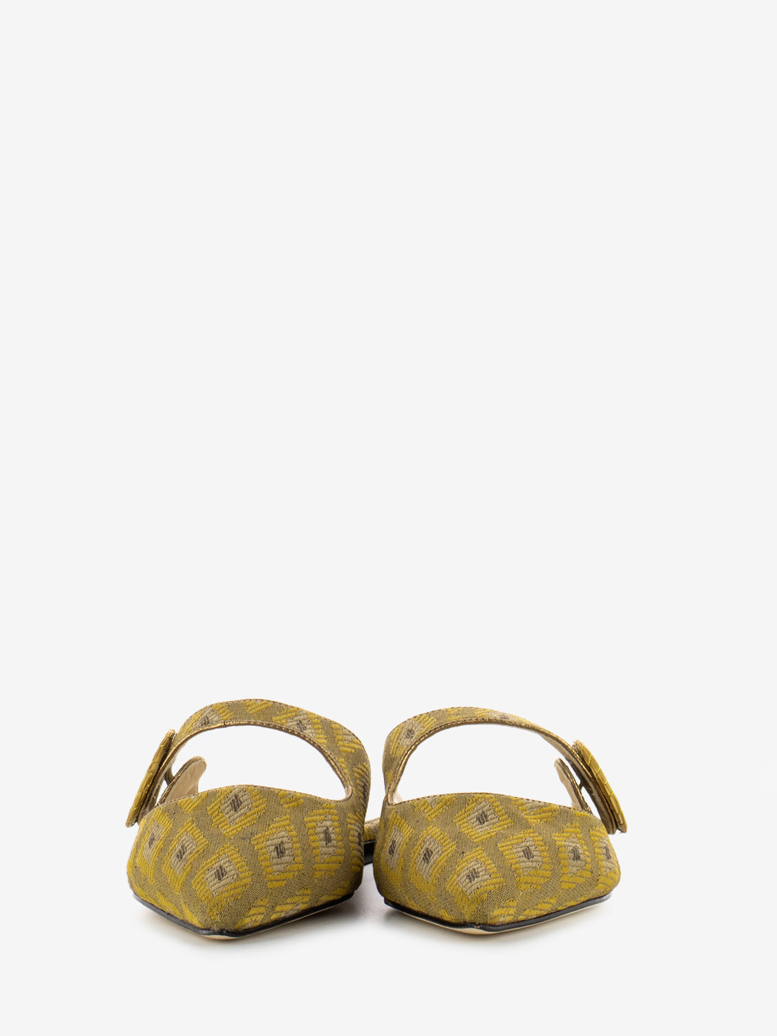 Yellow/gold rhombus pattern sabot