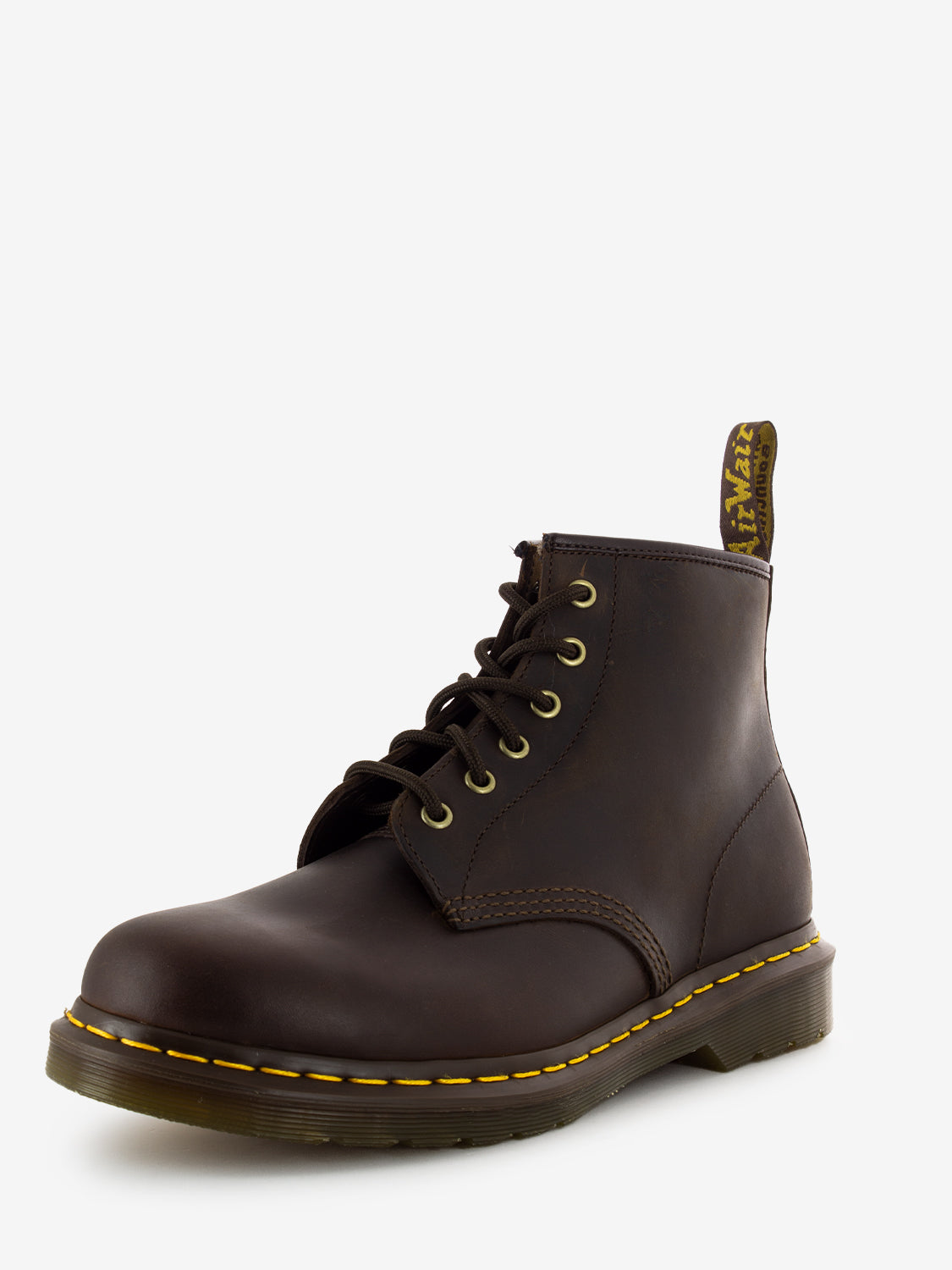 Anfibi 101 in pelle Crazy Horse dark brown