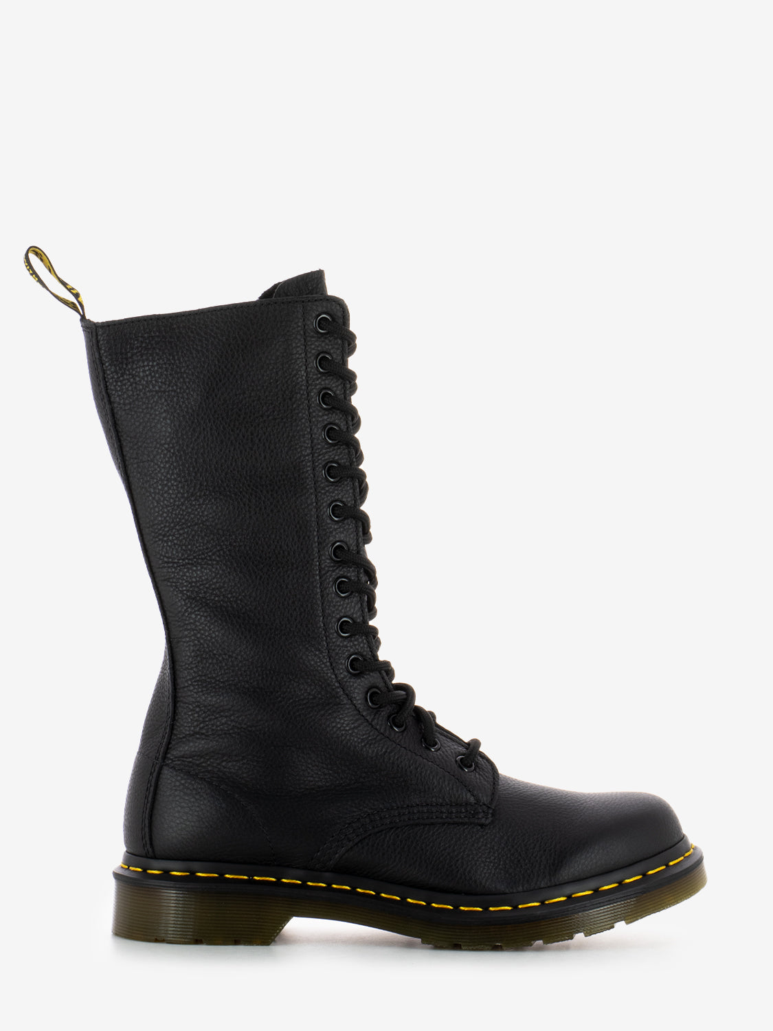 Anfibi Virginia a suola bassa black