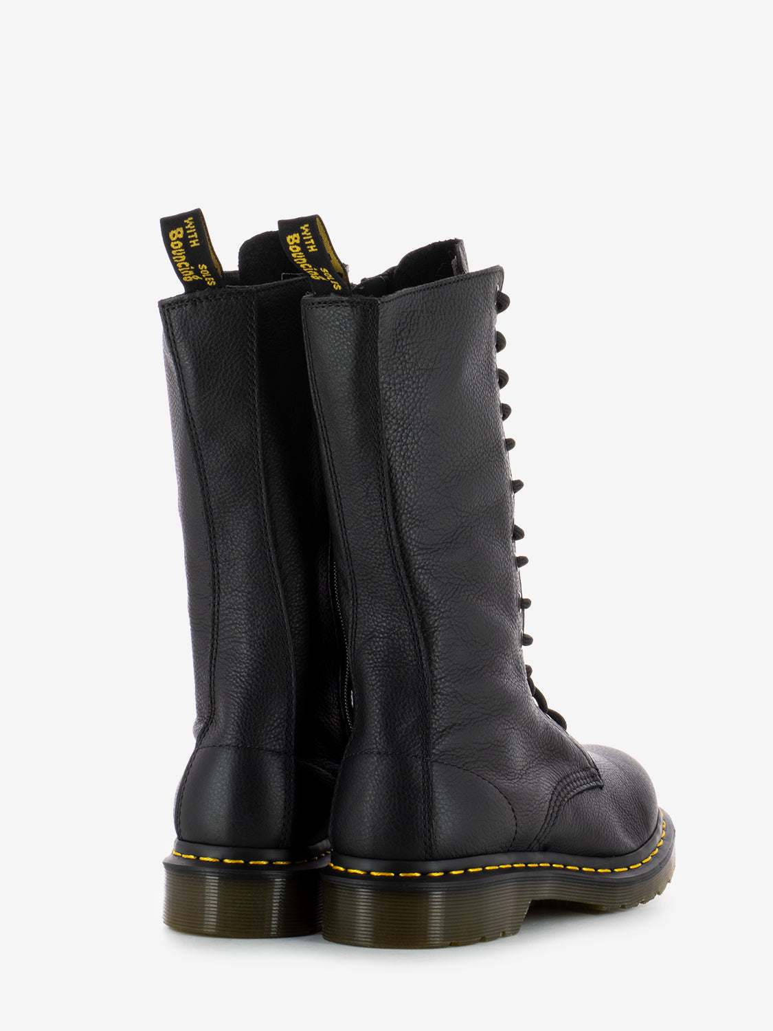 Anfibi Virginia a suola bassa black