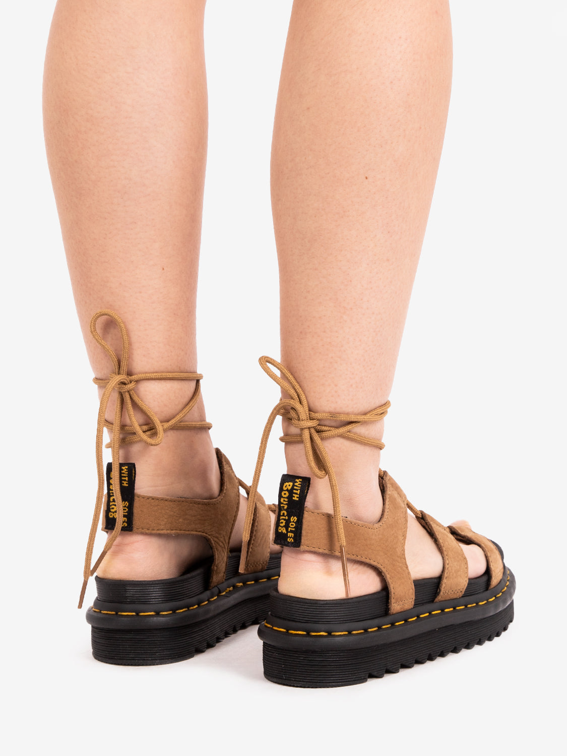 Nartilla Savannah tan tumbled sandals