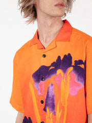 EDWIN - Camicia Arisu arancio / multicolor