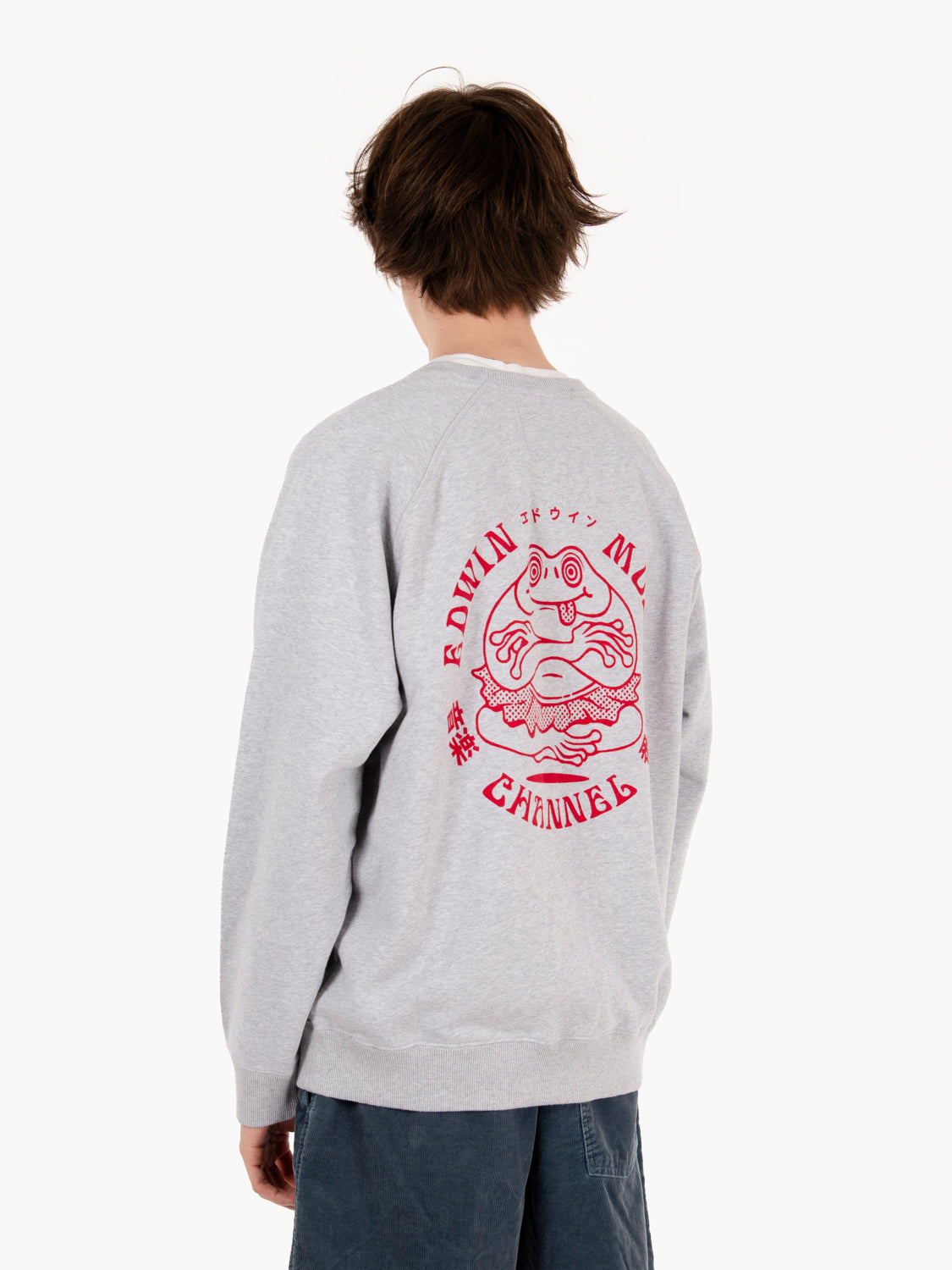 Felpa crewneck "Music Channel" sweat grey