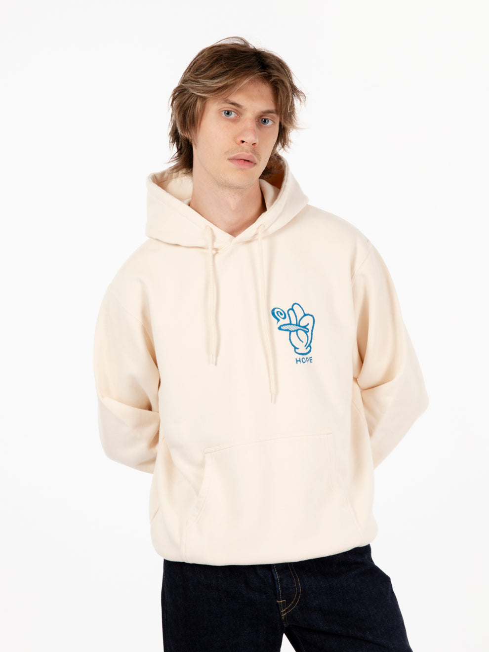 Regular tapered rinsed sweatshirt