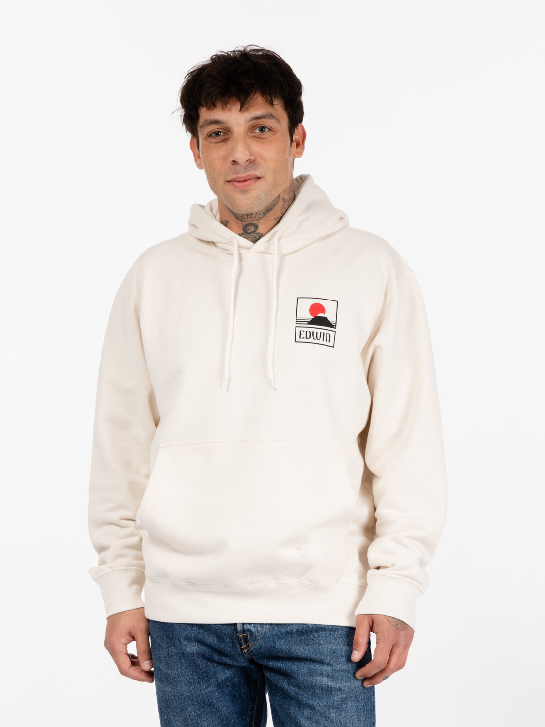 Sunset On Mt Fuji whisper white sweatshirt