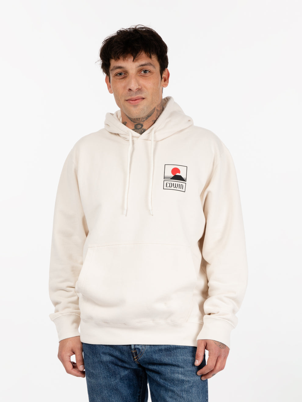 Sunset On Mt Fuji whisper white sweatshirt