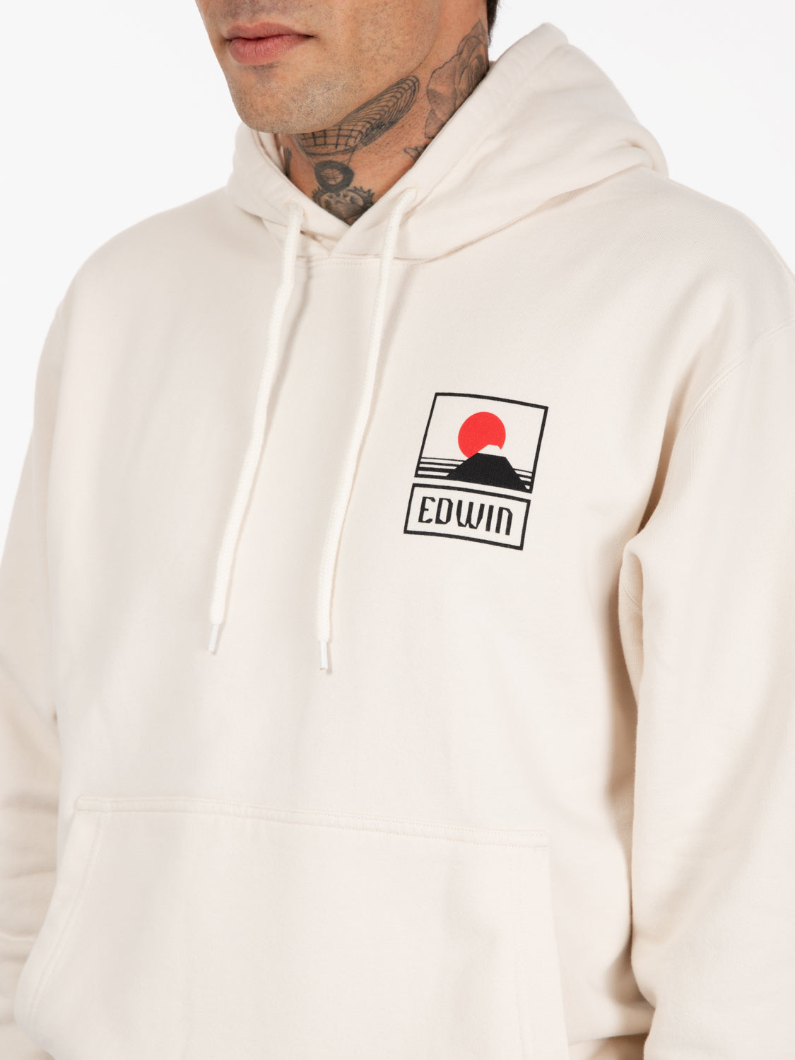 Sunset On Mt Fuji whisper white sweatshirt