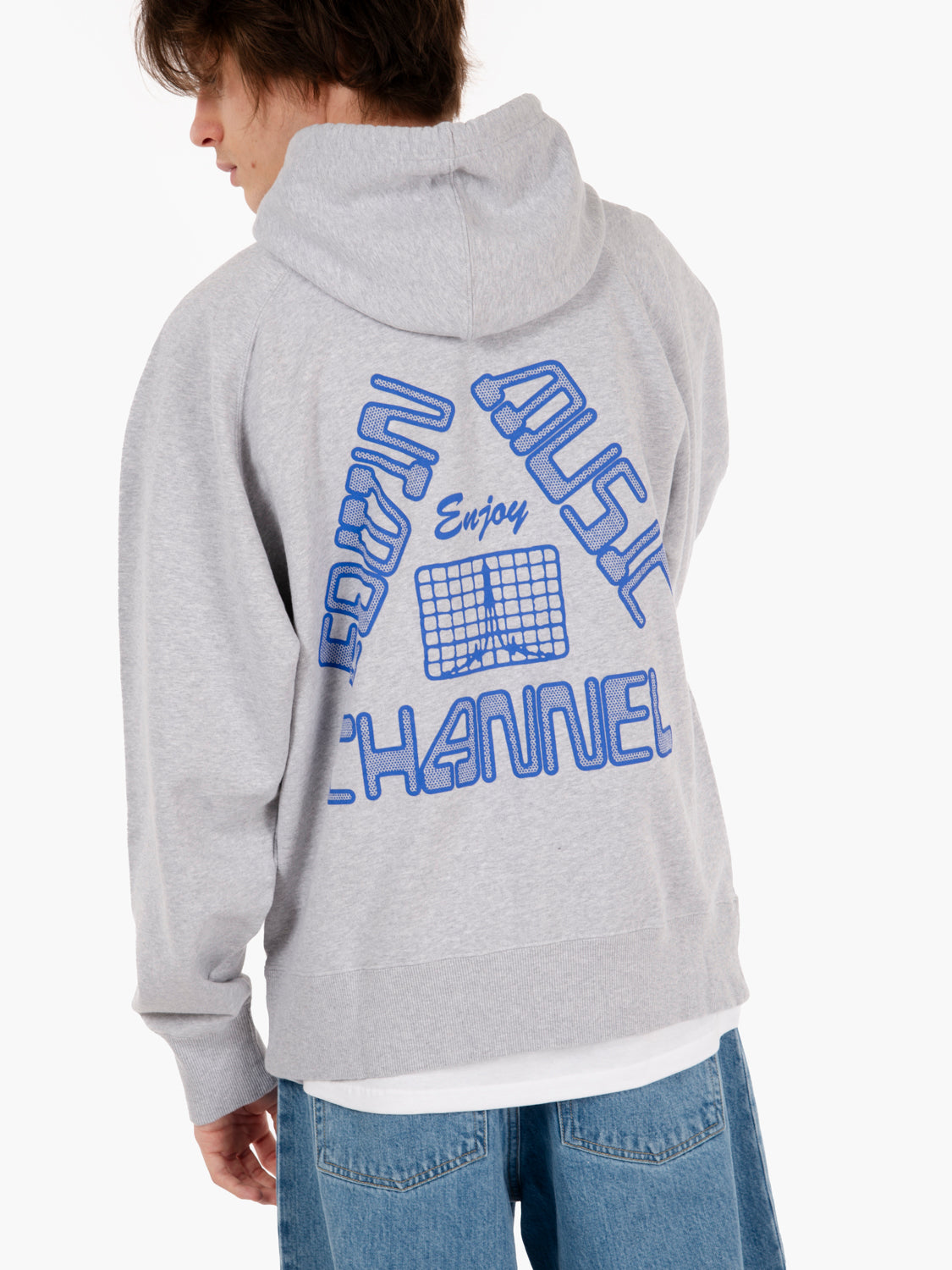 Hoodie "Music channel" sweat grey