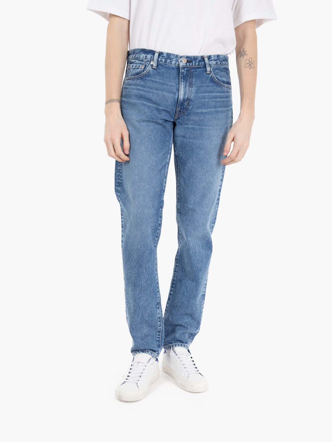 Jeans regular tapered japan mid light used