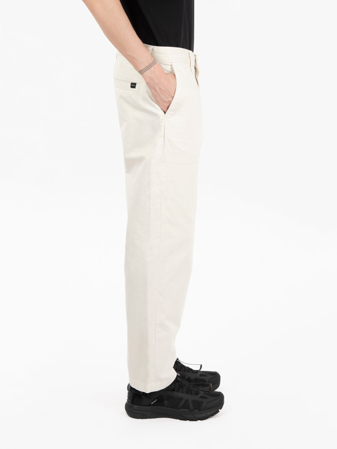 Jaga loose whisper white trousers