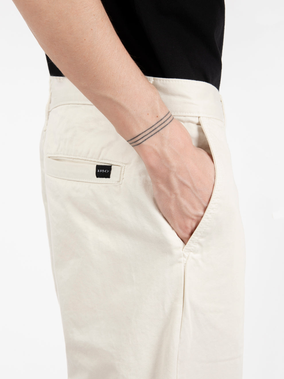Jaga loose whisper white trousers