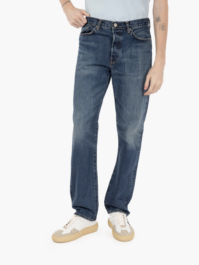EDWIN - Regular straight Japan mid dark blue