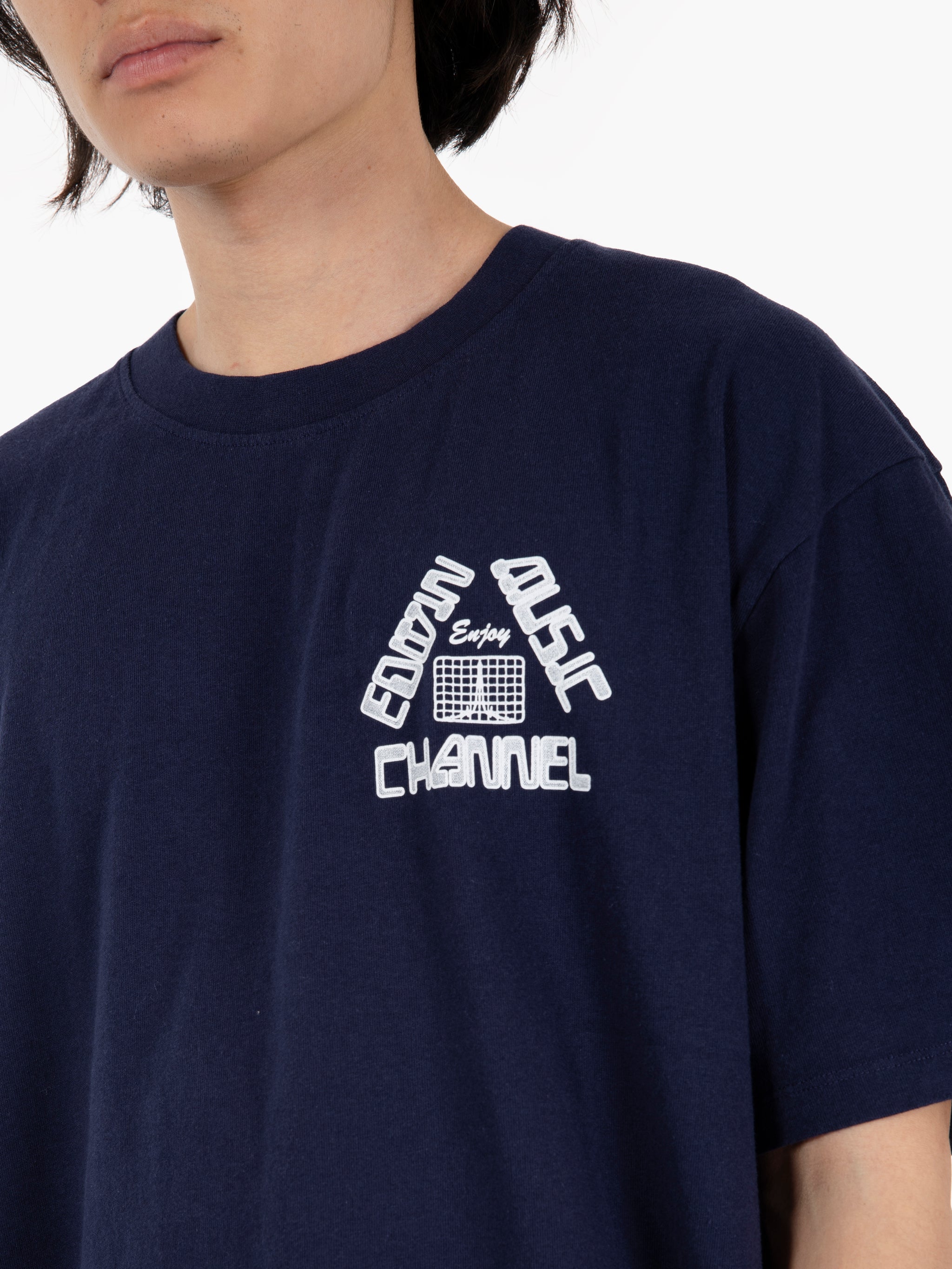 T-shirt Edwin Music Channel maritime blue