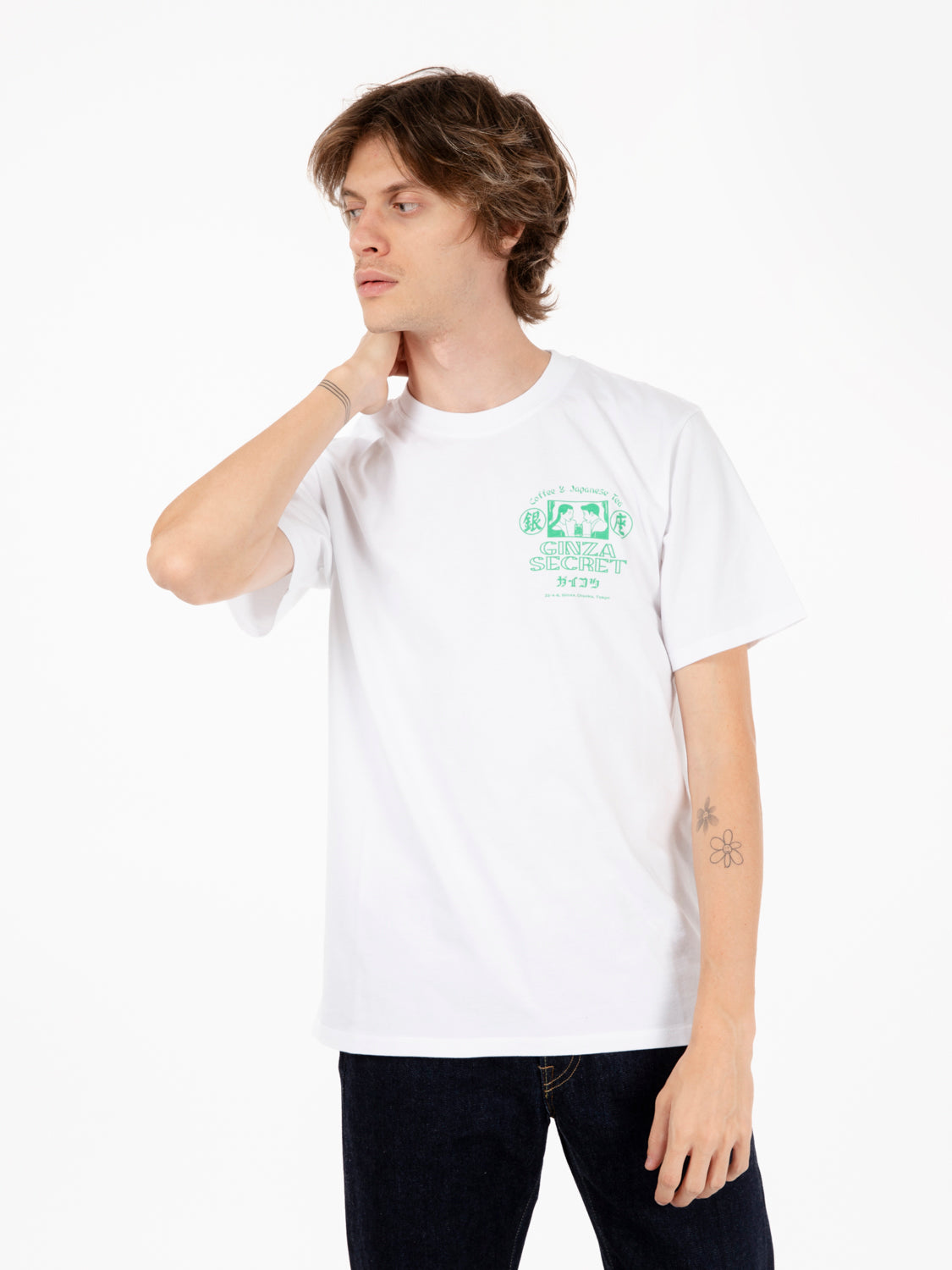 T-shirt Ginza secret white