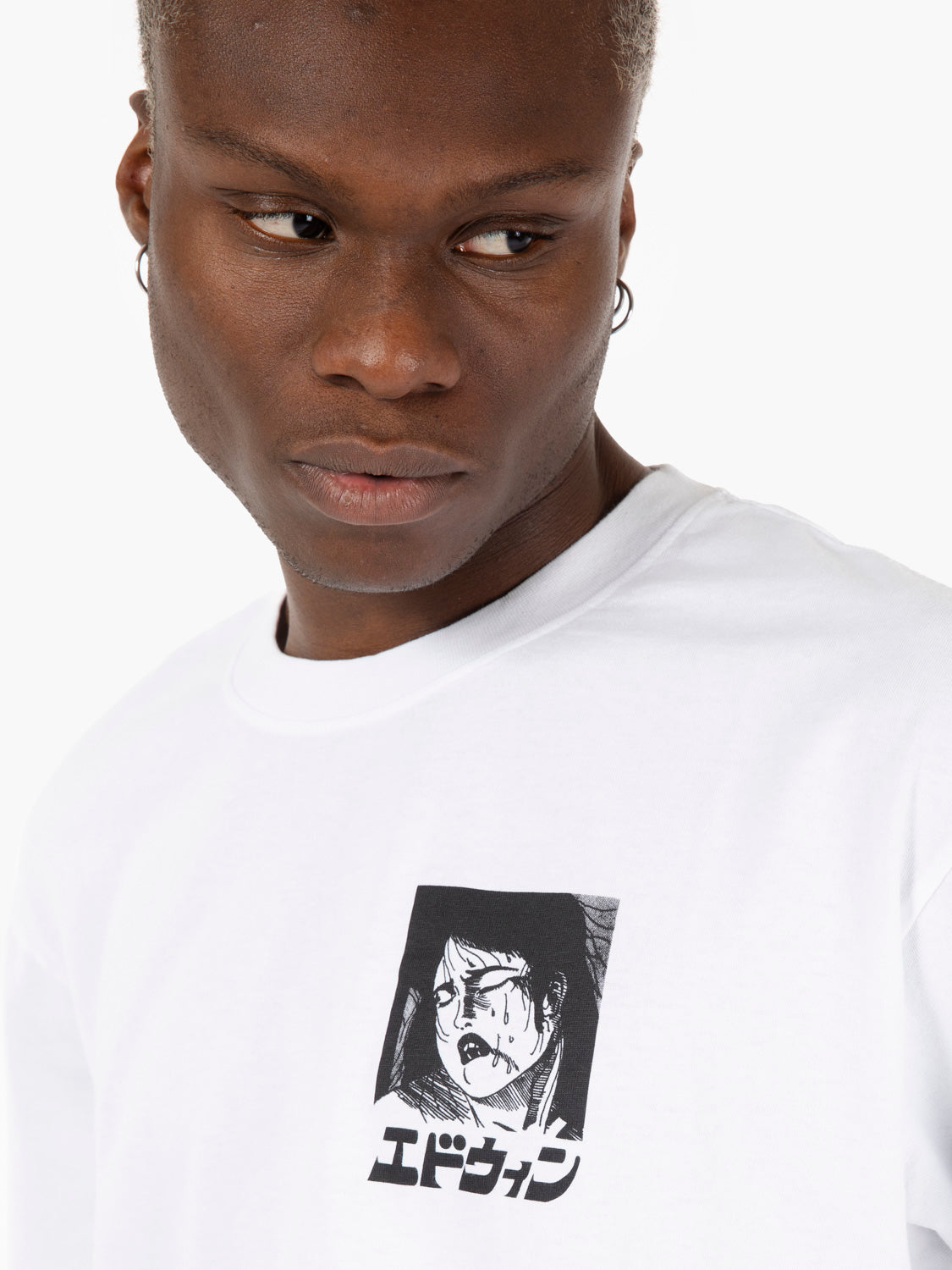 T-shirt Kouichi Matsuda white / multicolor