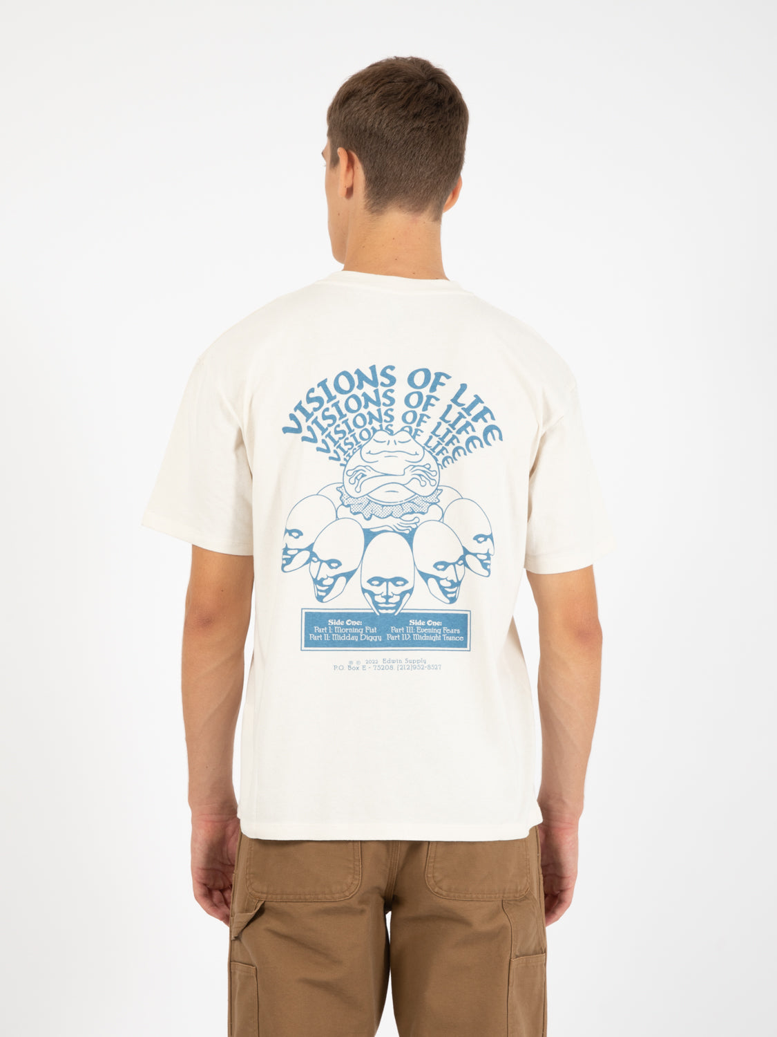 T-shirt visions of life whisper white