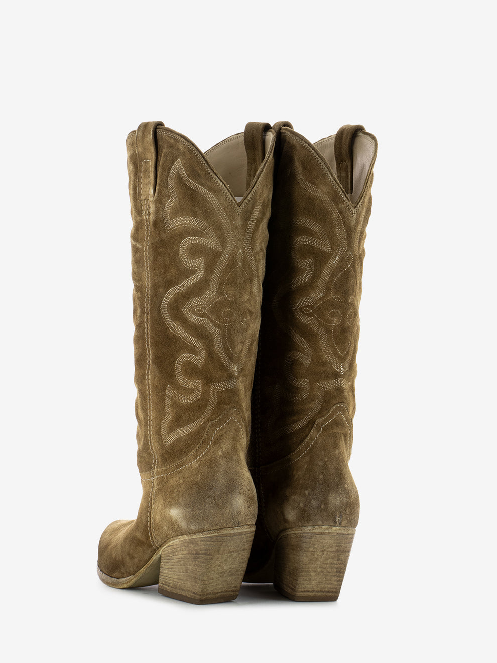 Stivali texani Blues Velour camel