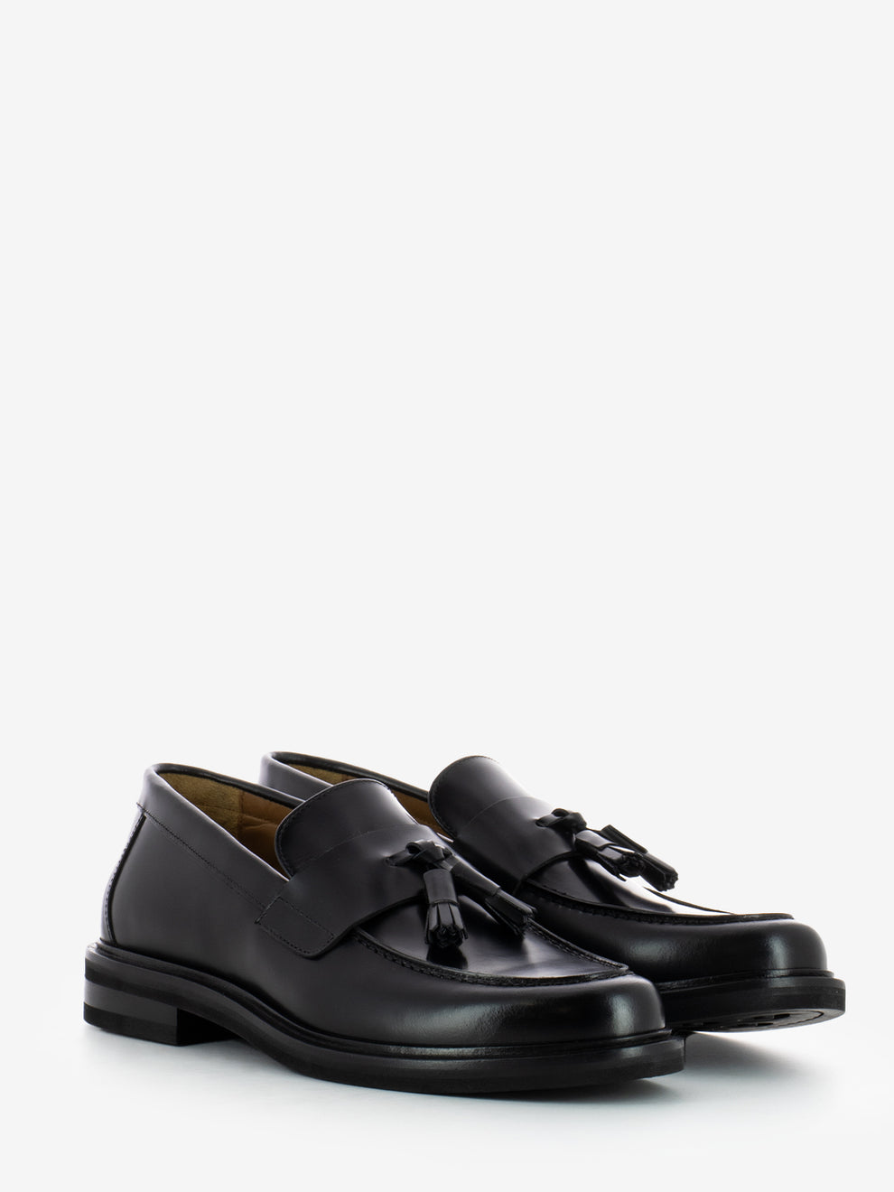 Penny Band Tassel Loafers Black