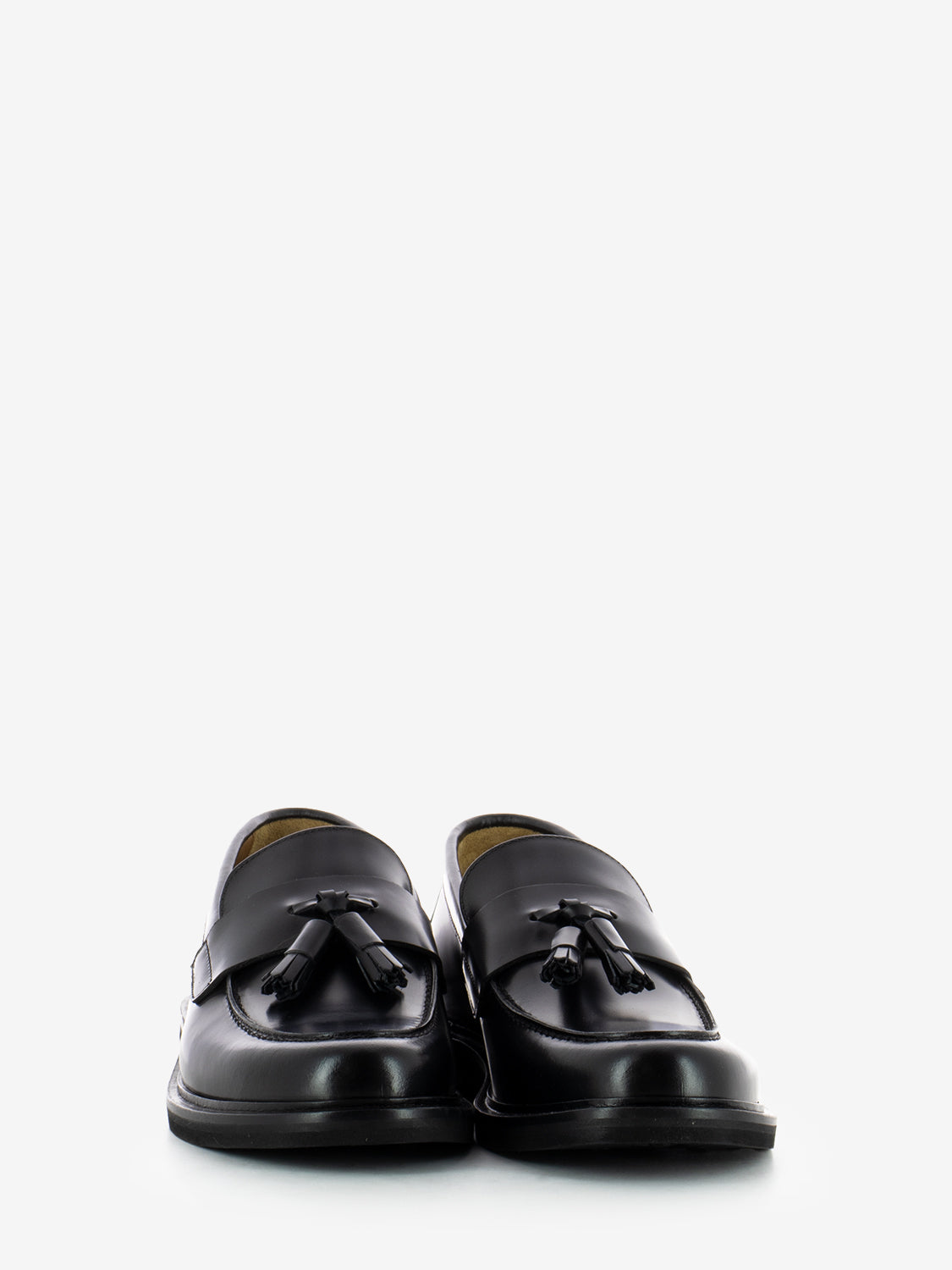 Penny Band Tassel Loafers Black