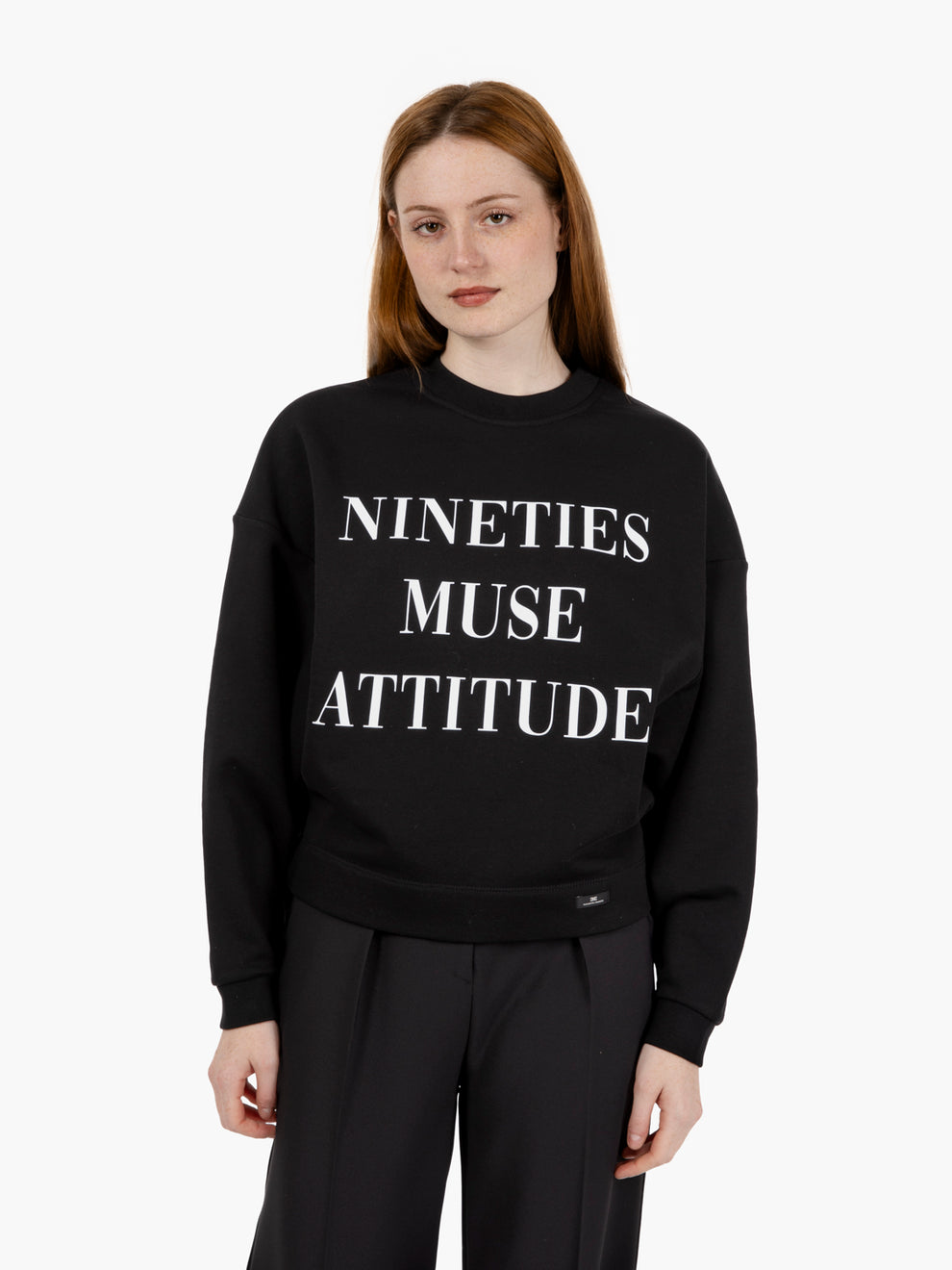 Felpa "Nineties Muse Attitude" nero