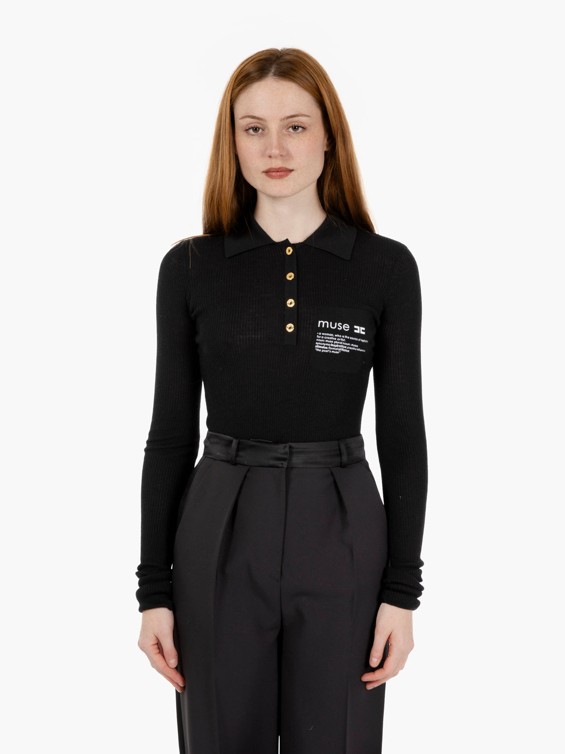 BLACK TRICOT SWEATER MK40B57E2_110
