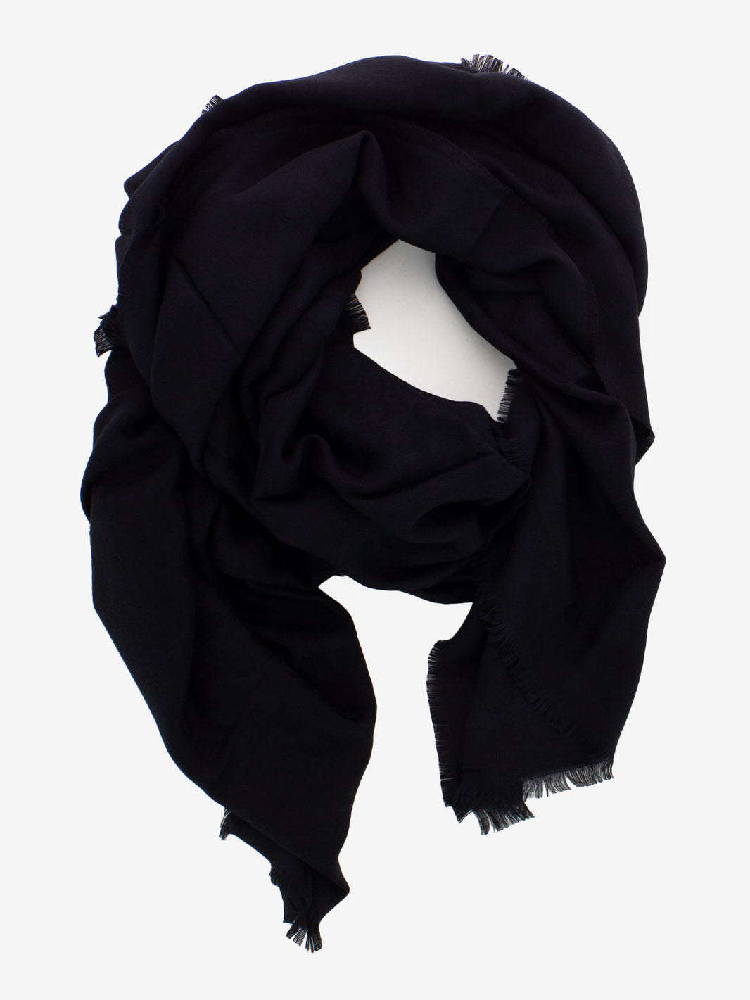 Sciarpa monogram nero