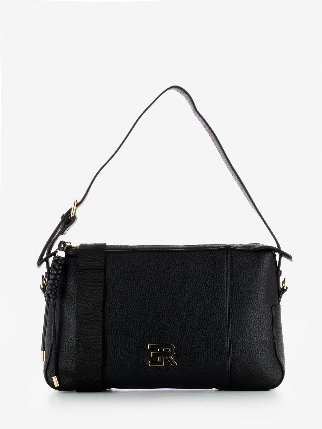 Borsa hobo Violeta black