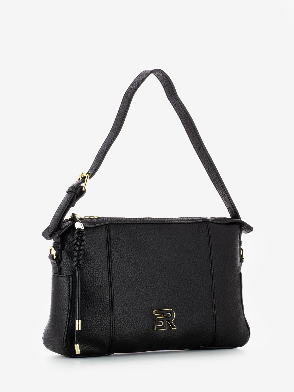 Borsa hobo Violeta black