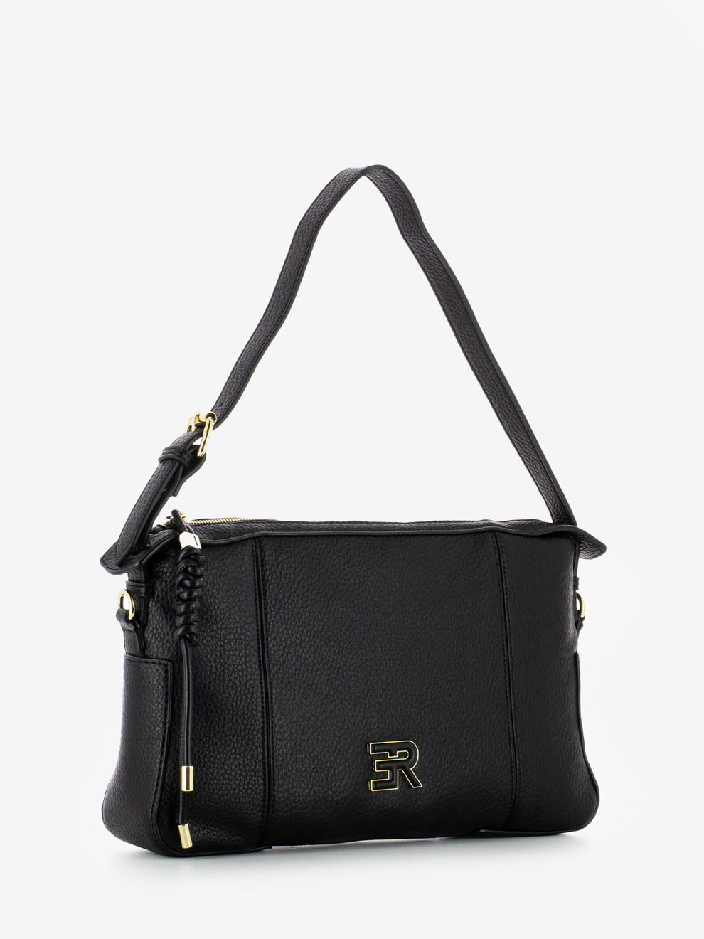 Borsa hobo Violeta black