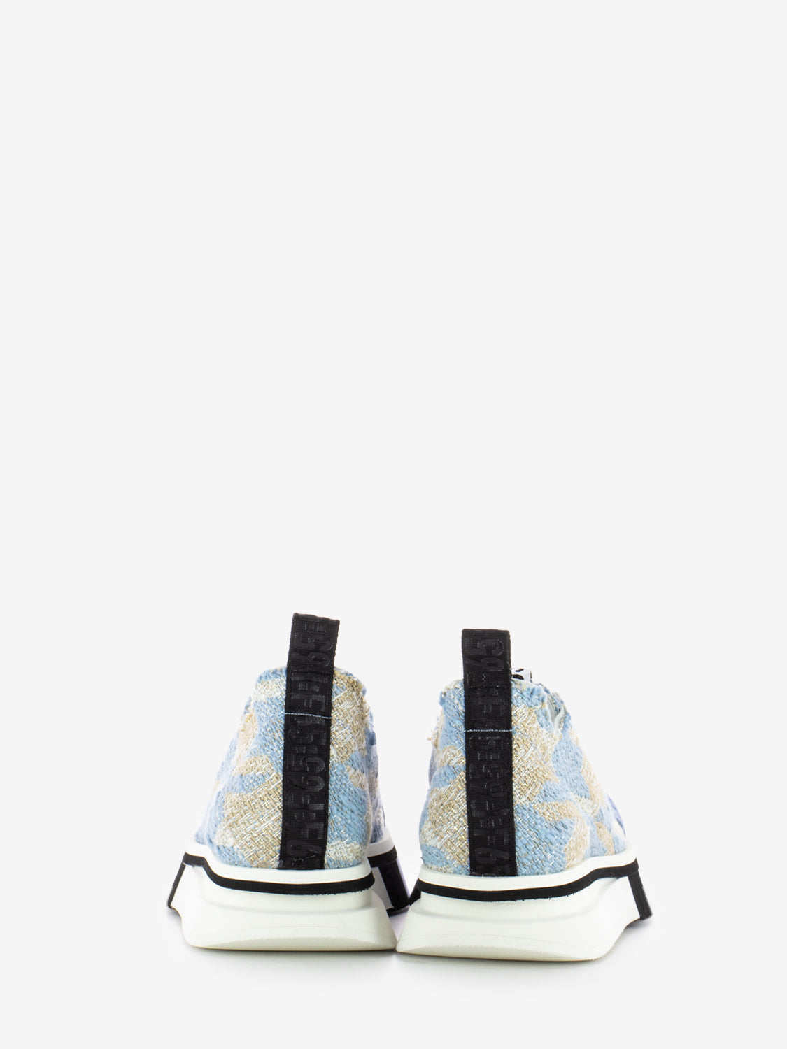 Up sneakers in fabric and suede dolphin