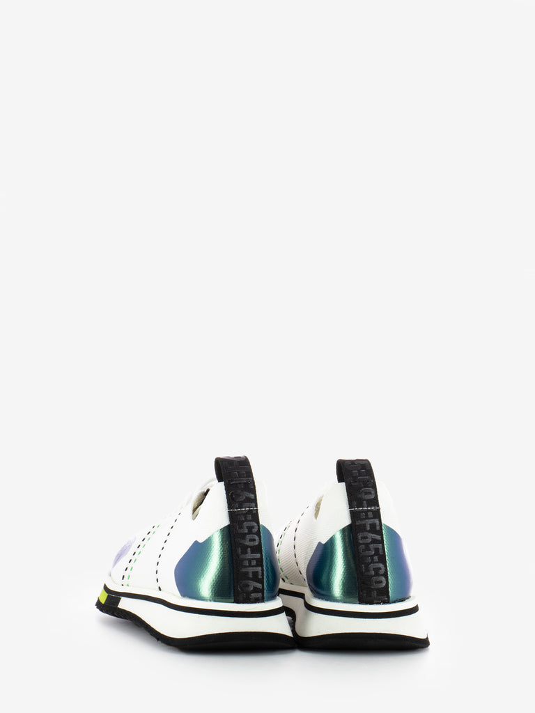 FABI - Sneakers F65 knit white / green