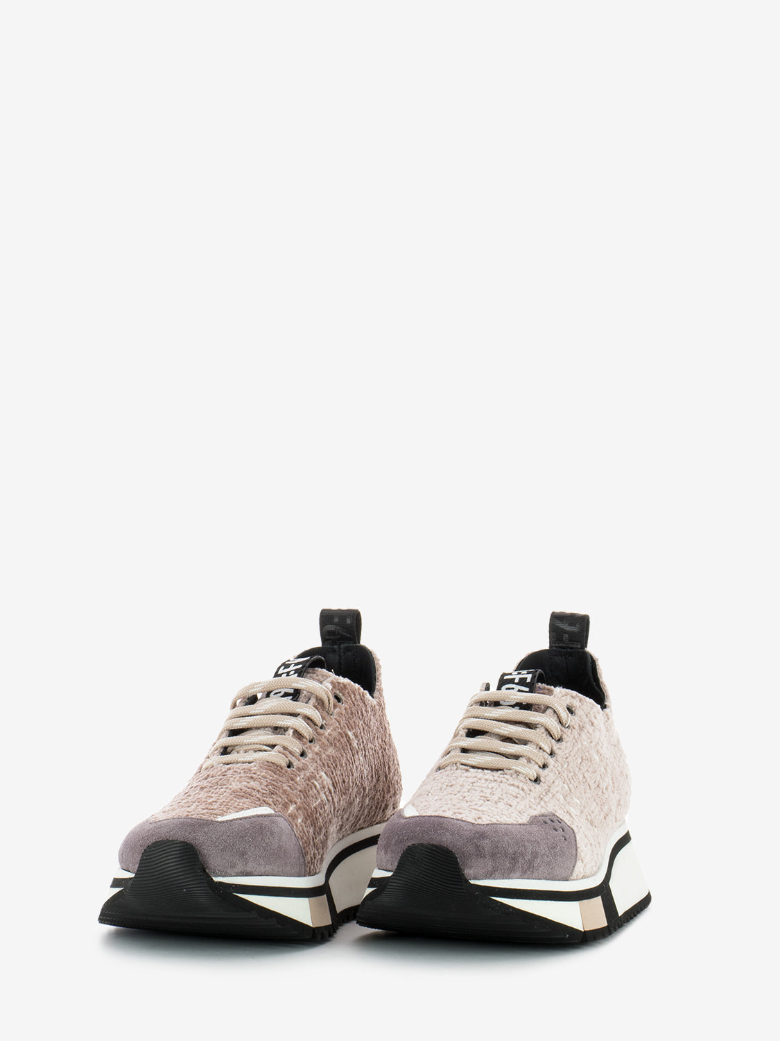Sneakers F65 lana rosa